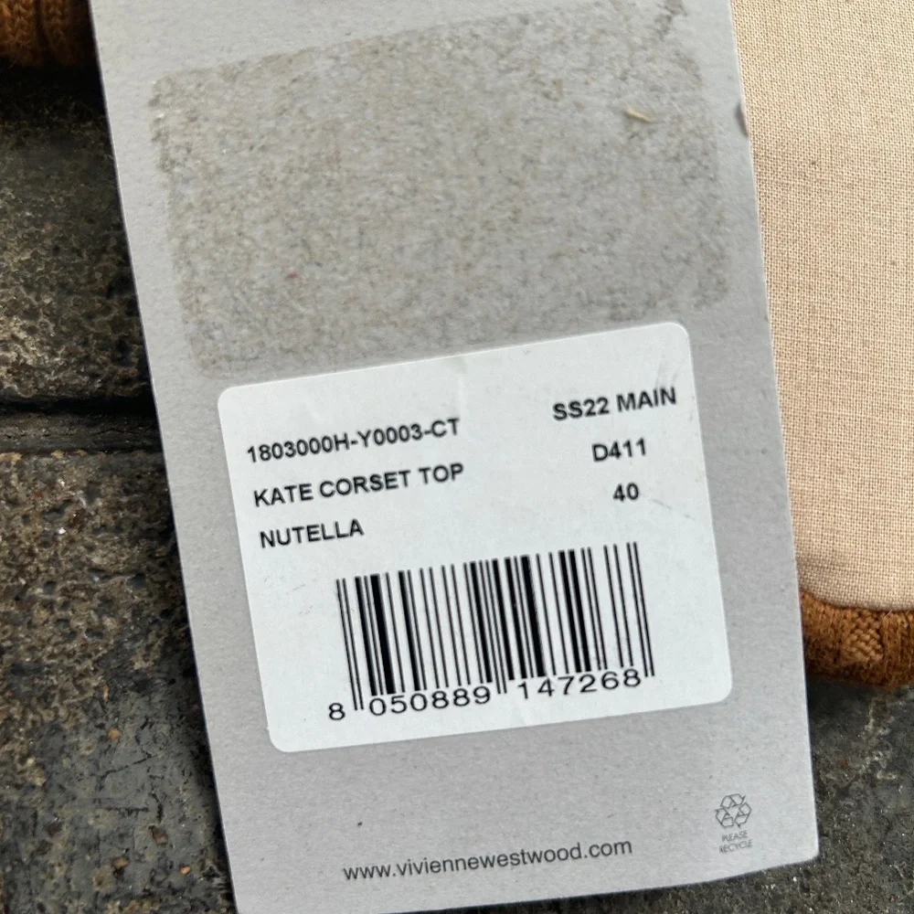 Vivienne Westwood Brand New 1,240$ Kate Corset from S/S 2022 w/ orb - Picture 13 of 15